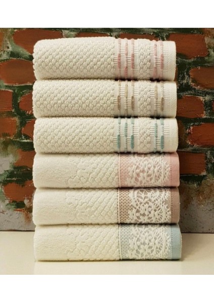 Yumuşak ve şık pamuklu el havlusu, günlük kullanım için ideal, setli seçeneklerle.