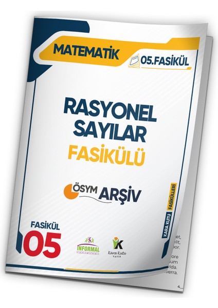 2025 Meb Ags Matematik Kara Kutu Rasyonel Sayılar 5.fasikül Ösym Çıkmış Soru Bankası Modüler Set