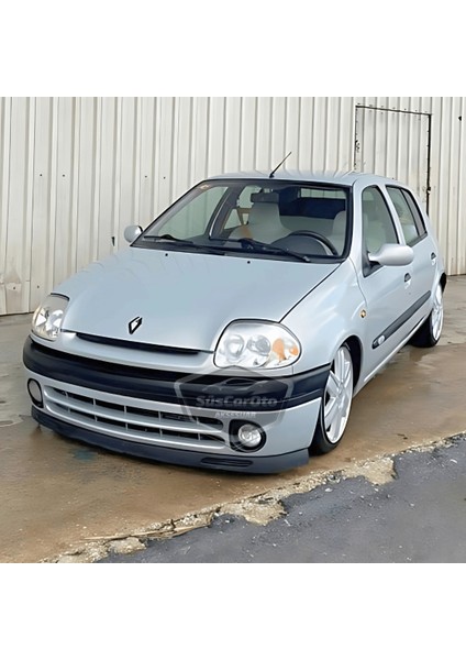 Renault Clio Symbol Hb&sedan 1998-2002 Uyumlu Üniversal V2 Laguna Lip Esnek Ön Lip 2 Parça Tampon Altı Dil Karlık Ön Ek modelleri
