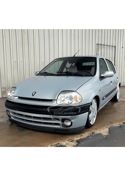 Renault Clio Symbol Hb&sedan 1998-2002 Uyumlu Üniversal V2 Laguna Lip Esnek Ön Lip 2 Parça Tampon Altı Dil Karlık Ön Ek fırsatları