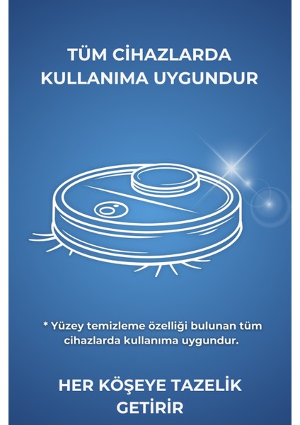 Beyaz Sabun, Gül Bahçesi, Bebek Pudrası Kokulu Robot Süpürge Deterjanı 3'lü Set 250 ml