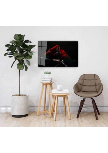 Papağan Cam Tablo 4mm Dayanıklı Temperli Cam