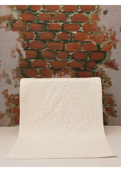 Ornament Ayak Havlusu 2 Adet- Krem
