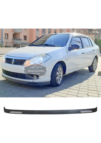 Renault Symbol 2008-2012 Thalia Uyumlu Üniversal V2 Laguna Lip Esnek Ön Lip 2 Parça Tampon Altı Dil Karlık Ön Ek
