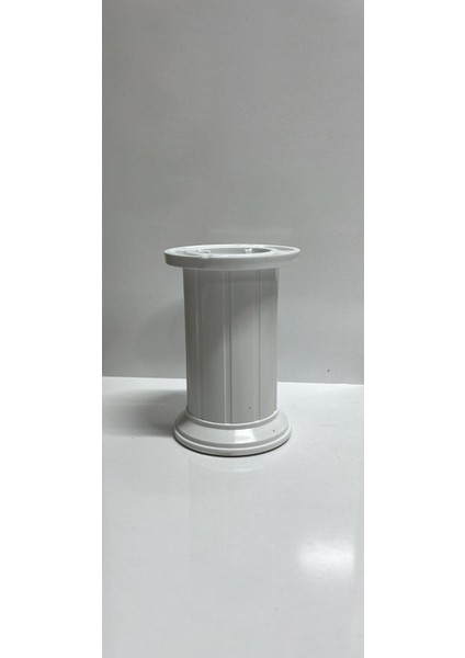 Ayarlanabilir Plastik Mobilya Ayağı Beyaz 10 cm 4 Ad.
