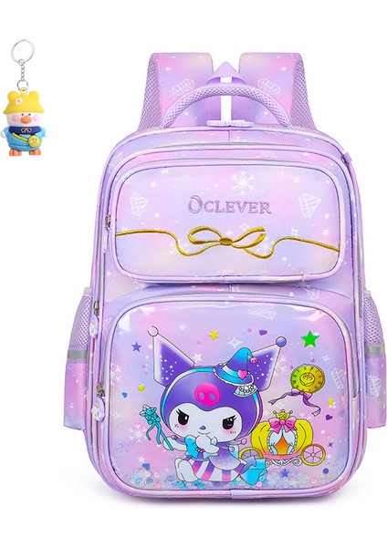 Ilkokul Okul Çantası Kız Sevimli Kulomi Çocuk Sırt Çantası Birinci ve Ikinci Sınıf Büyük Kapasiteli Kız Sırt Çantası (Yurt Dışından)