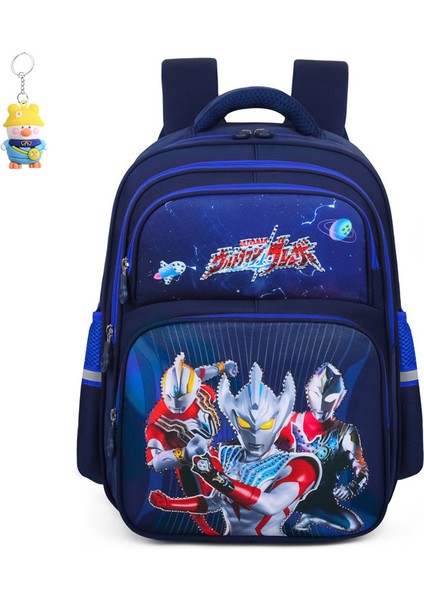 Çocuk Okul Çantası Karikatür Ultraman Erkek Çocuk Sırt Çantası Büyük Kapasiteli Ilkokul (Yurt Dışından)