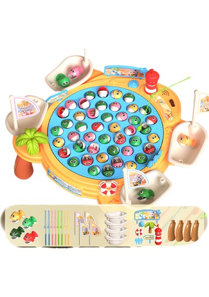 Basit Manyetik Balıkçılık Oyuncak Oynayan Çubuk Oyunu Oyuncak Çocuklar Bebek Montessori Çubuk ile Eğitim Spin Çocuklar Için Hediye (Yurt Dışından)