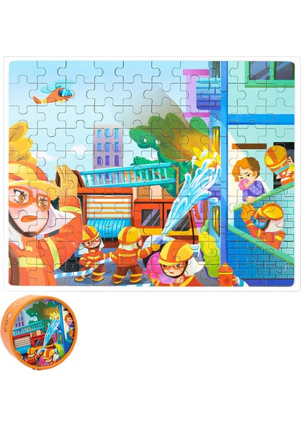 Çocuk Eğitici Karikatür Bulmaca 100 Parça Kutulu Bulmaca Bulmaca Anaokulu Erken Eğitim 2-3 Ila 6 Yaş Arası Oyuncaklar (Yurt Dışından)