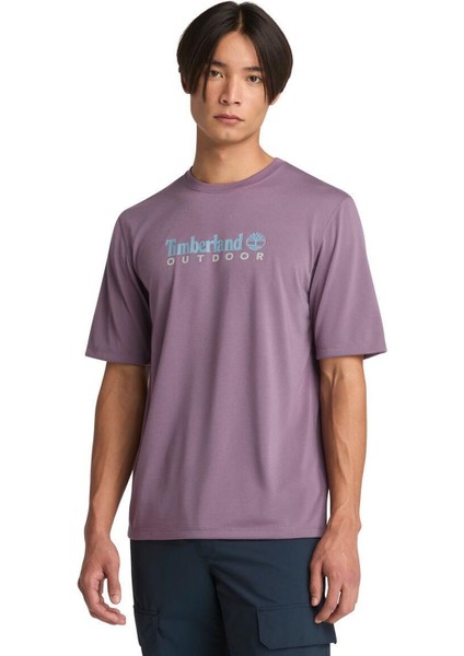 Uv-Protectıon Logo Short Sleeve Tee Erkek Tişört TB0A5SFXENX1