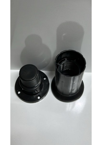 Ayarlanabilir Plastik Mobilya Ayağı Siyah 10 cm 4 Ad.