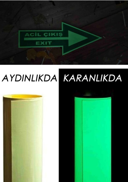 Acil Çıkış Tabela Lümen Folyo 10 Adet fiyatları