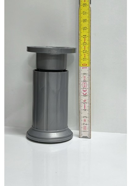 Ayarlanabilir Plastik Mobilya Ayağı Saten 10 cm 4 Ad.