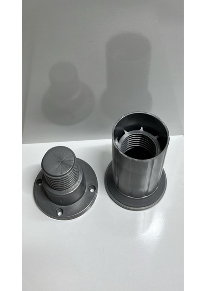 Ayarlanabilir Plastik Mobilya Ayağı Saten 10 cm 4 Ad.