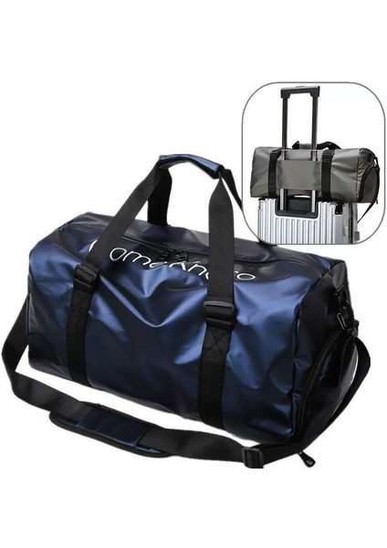 Seyahat Fitness Bağımsız Ayakkabı Deposu Kuru ve Islak Ayırma Tek Omuz Spor Çanta (Yurt Dışından)