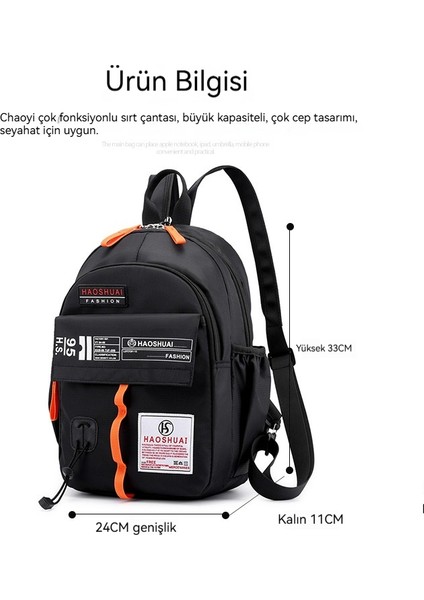 Erkek ve Kadın Açık Omuz Çok Fonksiyonlu Su Geçirmez Çapraz Omuz Çantası (Yurt Dışından)