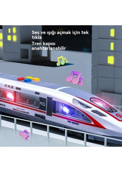 Simülasyon Çocuk Atalet Yüksek Hızlı Demiryolu Fuxing Tren Araba Modeli Eğitici Oyuncak (Yurt Dışından) fiyatları