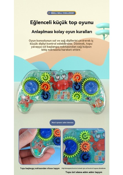 Çocuklar Bulmaca Topu Labirent Oyun Makinesi Bulmaca Oyuncak (Yurt Dışından)