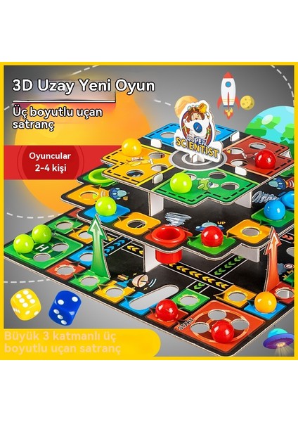 Ilkokul Öğrencisi Masa Oyunu 3D Uçan Satranç Eğitici Oyuncak (Yurt Dışından) modelleri