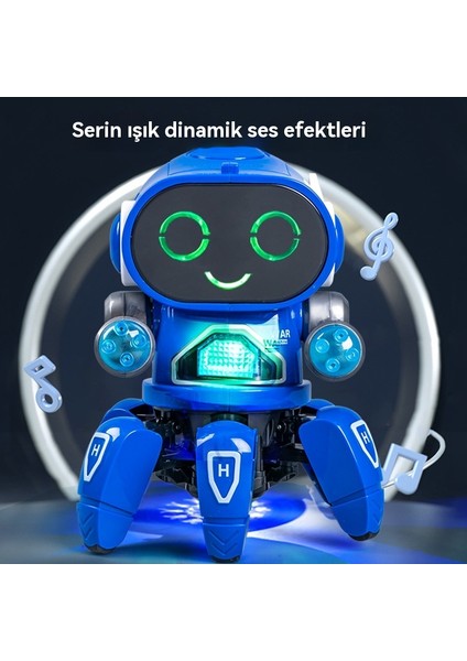 Altı Pençeli Akıllı Robot Işık Ses Efektleri Çocuklar Için Eğitici Oyuncaklar (Yurt Dışından) fırsatları