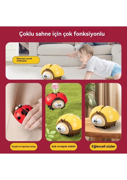 Bebek Bebek Eğlenceli Üfleme Topu Yedi Yıldız Uğur Böceği Askıya Oyuncak (Yurt Dışından)