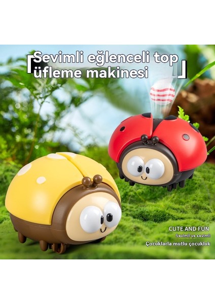 Bebek Bebek Eğlenceli Üfleme Topu Yedi Yıldız Uğur Böceği Askıya Oyuncak (Yurt Dışından)