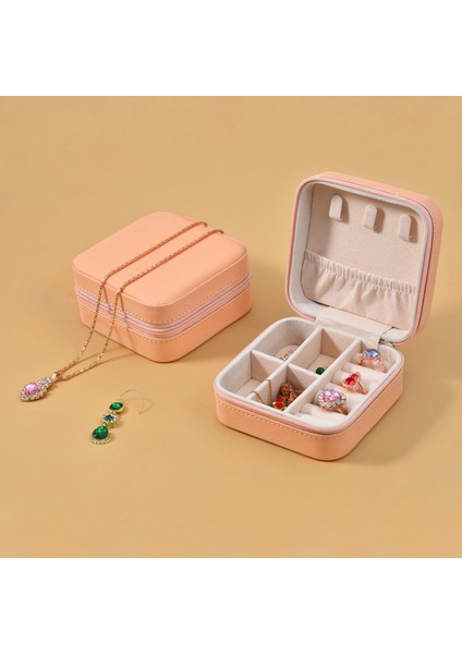 Kolye Yüzük Küpe Mücevher Saklama Kutusu (Yurt Dışından)