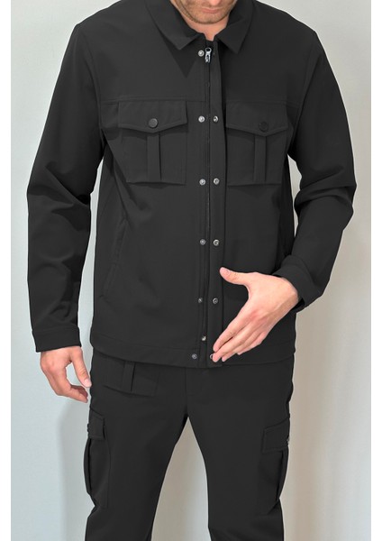 Erkek Modern Fermuarlı Üst 24720 Siyah fiyatları