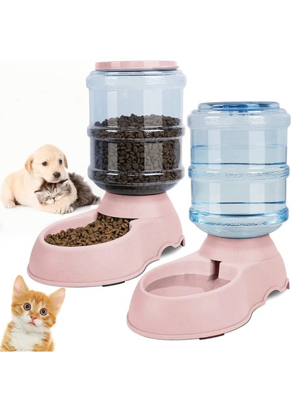 Otomatik Su Dağıtıcı Büyük Kapasiteli Pet Besleyici Küçük Köpek Maması Kase Kedi Besleyici Içme Kase Evcil Hayvan Besleme Içen Su Kase: Evcil Hayvan Besleyici Supink (Yurt Dışından)