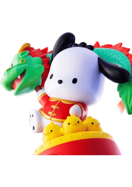 Sanrio Hello Kitty Kuromi Yeni Yıl Serisi Kör Kutu Şanslı Gizem Kutusu Anime Figür Model Koleksiyon Dekorasyon Oyuncaklar Çocuk Hediyelerirenk:pochacco (Yurt Dışından)