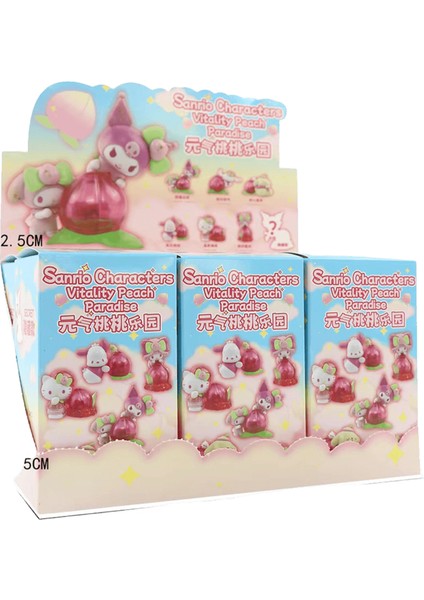 Sanrio Blind Box Kuromi Cinnamoroll My Melody Purin Figures Dolls Characters Vitality Peach Paradise Toy For Girl Christmas Giftcolor:random Style 1pcs (Yurt Dışından)