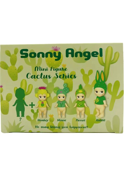 Sonny Angel Kör Kutu Kaktüs Serisi Mini Anime Figürler Süsler Bebekler Hayranları Çocuklar Noel Doğum Günü Hediyesi Oyuncakrenk:5 Adet Tam Set (Yurt Dışından)