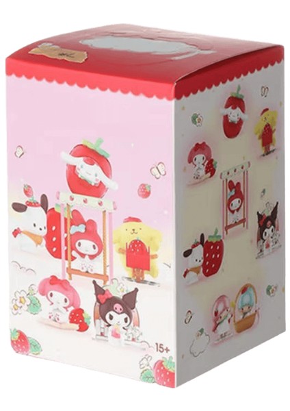 6 Adet Sanrio Kör Kutu Çilek Malikanesi Serisi Kawaii Kuromi Cinnamoroll My Melody Aksiyon Figürü Anime Figürleri Kız Bebekler Oyuncak Renk: Rastgele Stil 1 Adet (Yurt Dışından)