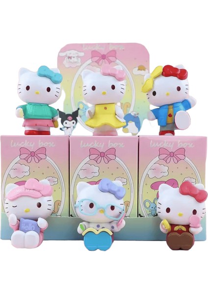Sanrio Hello Kitty Kör Kutu Süsleri Anime Figür Çocuk Oyuncakları Yılbaşı Doğum Günü Hediyeleri Oda Dekorasyonu Kız Hediyerenk: Rastgele Stil 1 Adet (Yurt Dışından)