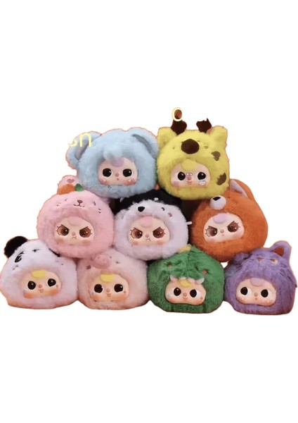 Bebek Üç Birinci Nesil Peluş Kör Kutu Kawaii Peluş Bebek Yatak Odası Süslemeleri Sürpriz Kutu Koleksiyonluk Çocuk Oyuncak Hediyeleri Renk: Rastgele 1 Adet (Yurt Dışından)