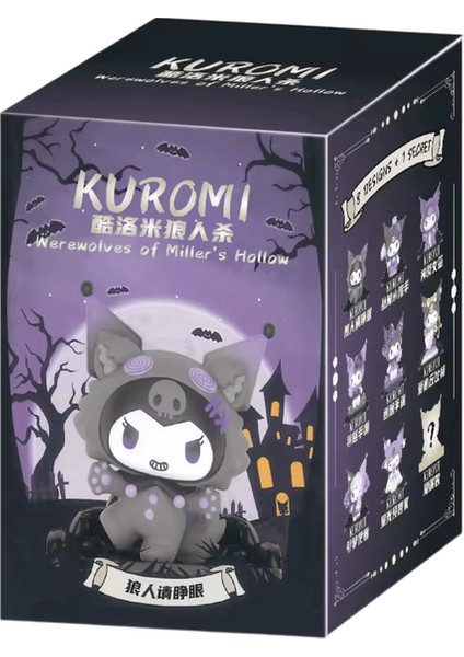 Sanrio Kuromi Figür Kör Kutu Kurt Adam Serisi Yüksek Görünüşlü Pvc Aksiyon Figürü Anime Karakter Sürpriz Kutulu Koleksiyon Oyuncak Hediyerenk: 6 Adet Kör Kutu (Yurt Dışından)