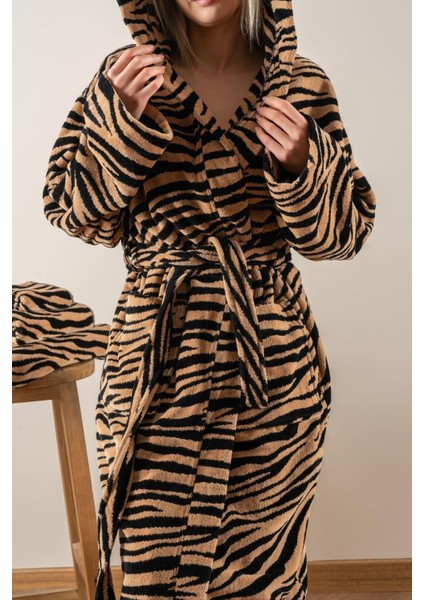 | Tiger | %100 Pamuk Kadife Kadın / Erkek (Unisex) Bornoz fiyatları