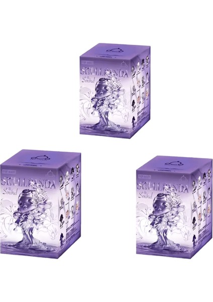 Anime Figürleri Pop Mart Skullpanda Ses Serisi Süper Sevimli Kör Kutu Mistery Caixa Aksiyon Figürü Çocuk Oyuncakları Noel Hediyesi Renk: Rastgele 3 Adet (Yurt Dışından)