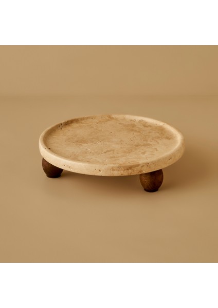 Ephesus Traverten Sunum Standı Naturel (25 cm )