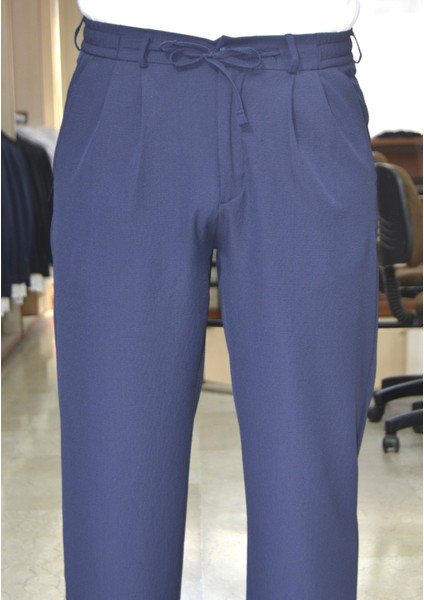 Manjogger Pleli Baggi Gofre Jogger Pantolon Siyah