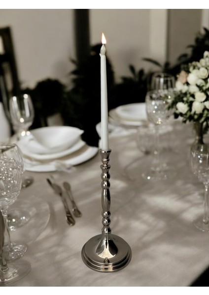 Tekli Alüminyum Şamdan 32 Cm fiyatları