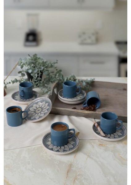 Mosaic Marvels Kahve Takımı 12 Parça 6 Kişilik 21619