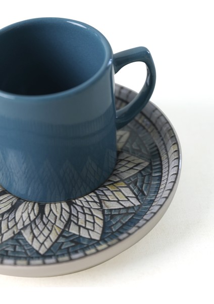 Mosaic Marvels Kahve Takımı 12 Parça 6 Kişilik 21619