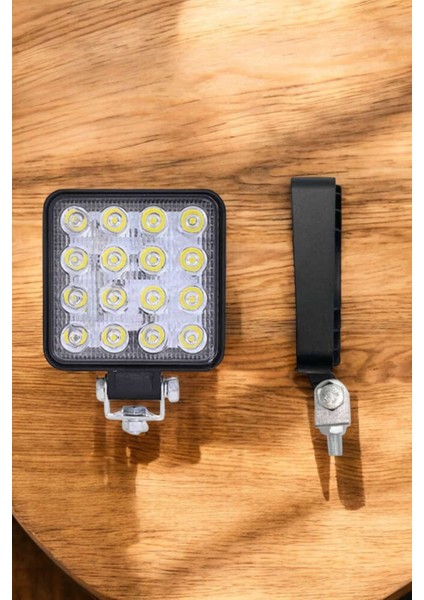 Tepe Lambası Çalışma Lambası Sis Lambası 16 LED Beyaz LED Işık