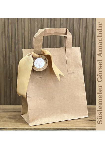 Mini Boy Kraft Kağıt Çanta 18X24X8CM 50adet