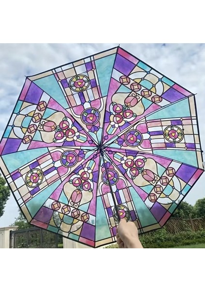 Şemsiye 23 Inç Cam Şemsiye Şeffaf Güneşli Şemsiye (Yurt Dışından) fırsatları