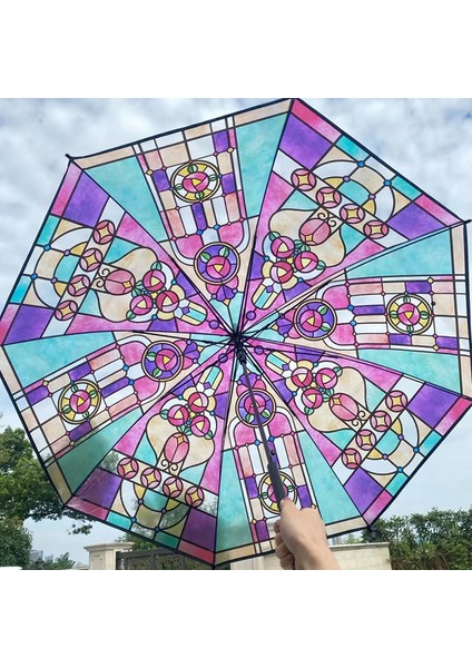 23 Inç Cam Şemsiye Yetişkin Düz Şeffaf Şemsiye (Yurt Dışından) modelleri