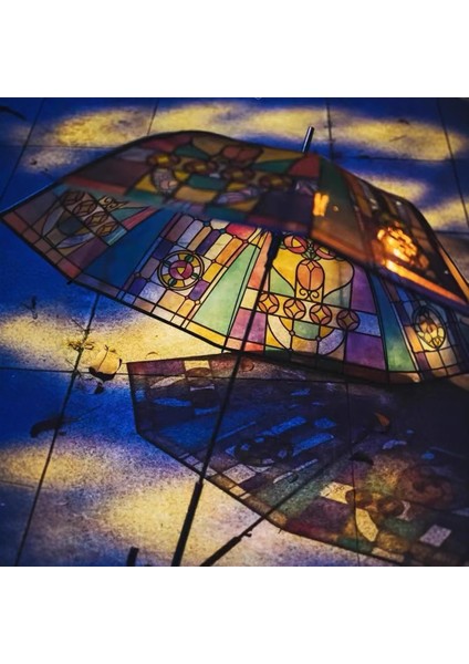 23 Inç Cam Şemsiye Yetişkin Düz Şeffaf Şemsiye (Yurt Dışından) fırsatları