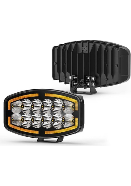 Kamyon Tır Traktör Off Road Jeep 10 Inç Sis Farı Gündüz Ledli Çalışma Lambası 12-24 V indirimleri