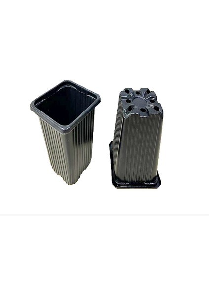 750 Adet Kare Saksı, Ebat 8X8X9, Vakum Saksı, Üretim Saksısı